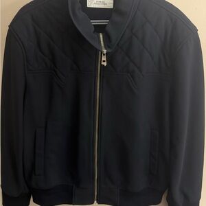Versace Men's Navy Bomber Jacket